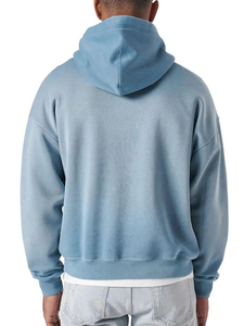 <b>Men</b> Acid Wash Hoodies Embroidered Eco-Friendly <b>Pullover</b> 100% Cotton Knitted Worsted Plain Dyed Anti-Wrinkle Breathable Winter - Product Image 6