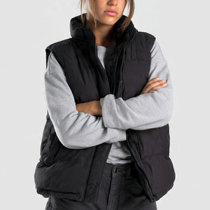 Chaleco Acolchado para Mujer, Abrigo con Capucha, Ropa de Invierno, Chaleco Sin Mangas, Ropa de Moda para Mujer, Chaleco Acolchado - Product Image 4