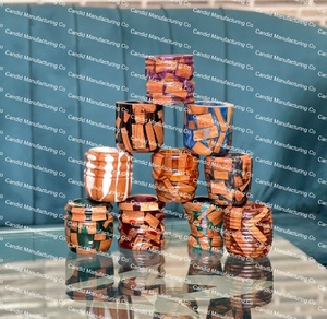 2025 New Wood Epoxy Resin <b>Bakhoor</b> Burner Incense Madhkan Burner Arabic <b>Oud</b> Burner for Home Fragrance for Ramadan - Product Image 6