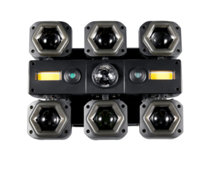 Lumière de scène de bateau pirate à 6 têtes 120W, gradation 0-100% + lasers, contrôle maître-esclave/son pour bar/scène - Product Image 6