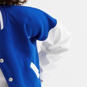 Veste de baseball vintage en cuir avec manches en cuir 100% laine, faible MOQ, broderie, veste de baseball varsity pour hommes et femmes - Product Image 3