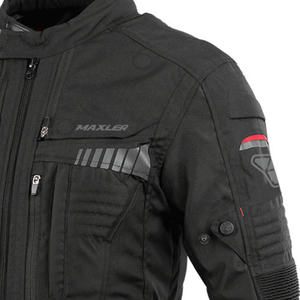 Veste de moto imperméable pour homme de qualité supérieure, veste de motard 4 saisons avec protection, design réfléchissant, 8 poches et ajustement réglable - Product Image 3