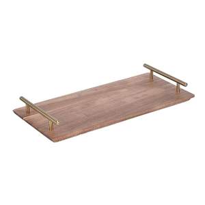 Bandeja de Madera Pulida de Lujo para Hoteles, Cafeterías y Servicios de Catering, Bandeja de Madera Decorativa Hecha a Mano para Regalos - Product Image 5