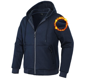 Sweat à capuche zippé personnalisé pour homme, impression numérique, 100% coton, molleton épais, qualité supérieure, prix de gros bas - Product Image 1