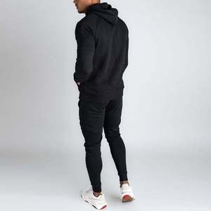 Vente en gros sur mesure vêtements pour hommes Streetwear survêtements sweat à capuche zippé coupe ajustée pantalon de survêtement et ensemble sweat à capuche ensemble sweat à capuche pour hommes hiver - Product Image 5