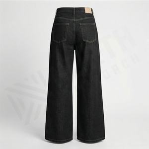 Jeans droits en denim pour femmes, légers, respirants, décontractés, pour l'hiver, les activités de plein air, couleur personnalisée, streetwear - Product Image 2