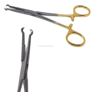 Pinza de Anillo Fijador para Vasectomía, Instrumento Quirúrgico Manual de Acero Inoxidable Esterilizable, Herramienta Médica para Cirugía General y Urología - Product Image 1