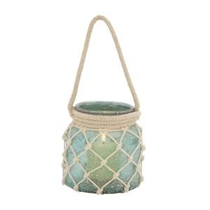 Designer Vintage Rope <b>Lantern</b> Great For Party Decor Seasonal Display And Nautical Inspired Styling Handcrafted From India - Product Image 4