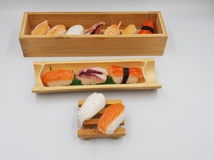 Bandeja de tubo de bambú para decoración de Sushi, accesorio hecho en Vietnam, tamaño personalizado de alta calidad, estilo japonés - Product Image 2