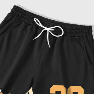 Ensemble survêtement homme 2024 personnalisé avec sweat à capuche imprimé personnage de dessin animé, manches longues et pantalon de survêtement contrastant avec cordon de serrage, 100% coton - Product Image 5