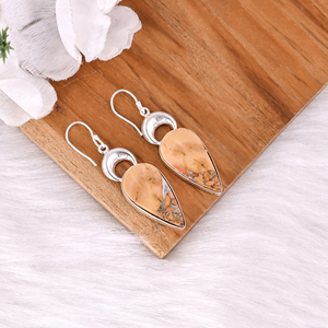 ต่างหูหินมาลินกาแบบโบโฮมาใหม่ ขายดี ต่างหูห้อยชุบเงินทองเหลือง สำหรับผู้หญิง ของขวัญ เครื่องประดับ - Product Image 2