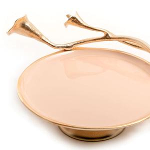 แท่นวางเค้กโลหะสีเงินถาดเสิร์ฟอาหารในโรงแรมและร้านอาหารอุปกรณ์สำหรับวางโชว์เค้ก - Product Image 5