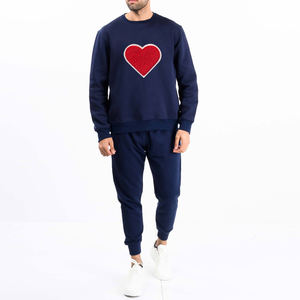Nouvel arrivage de sweat à capuche à manches longues avec poche kangourou à imprimé personnalisé pour hommes à l'automne pulls sweat-shirt à épaules tombantes ensemble uni de grande taille - Product Image 1