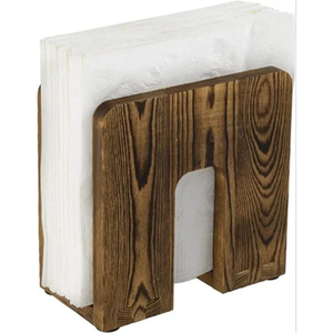 Élégant porte-serviettes en bois de Sesham support de mouchoirs fabriqué à la main organisateur de table à manger sur pied avec motif incrusté - Product Image 1