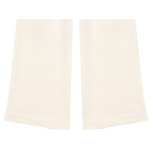 Pantalones de Oficina para Mujer, de Lona, de Alta Calidad, Sólidos, Largos, Antiarrugas, Transpirables, Elegantes, de Pierna Ancha, Casuales, 100% Algodón - Product Image 3