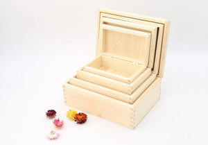Boîte de rangement en bois au design étonnant organisateur de bijoux élégant personnalisé vente en gros pour l'organisation de stockage de bureau de cuisine à domicile - Product Image 2