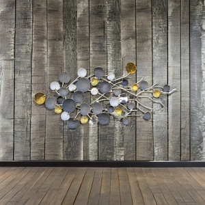 Art mural élégant en métal fait à la main, Design Unique, décoration contemporaine élégante, art mural pour la maison - Product Image 2