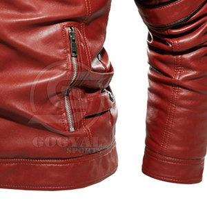 Breathable Street Clothing <b>Men</b> <b>Leather</b> <b>Jacket</b> Latest Design Best Quality <b>Men</b> <b>Leather</b> Winter <b>Jacket</b> - Product Image 5