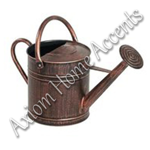 Axiom Home Accents Arrosoir artisanal argenté de style moderne élégant en métal pour plantes d'intérieur - Product Image 5
