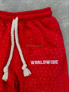 ชุดวอร์มมีฮู้ดสำหรับผู้ชายมีซิปรูดซิปประดับพลอยเทียมปักโลโก้ได้ตามต้องการ - Product Image 5