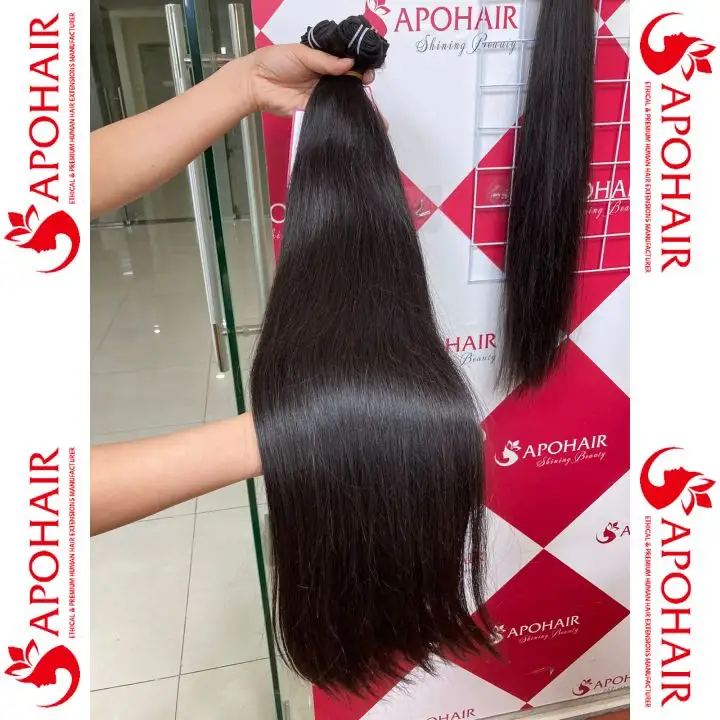 Raw Straight Bleached to 613 weft hair extensions Vietnam human hair No tangle no shedding Cuticle aligned Virgin hair