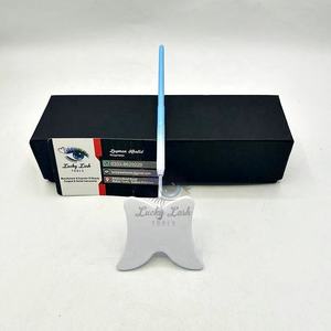 Private Label Stainless Steel Butterfly Shape Eyelash Extension Storage <b>Mirror</b> <b>Sky</b>-Blue White Double Color Customized Color - Product Image 3