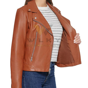 Chaqueta de Cuero para Mujer, Diseño Nuevo 2026, Chaqueta de Cuero de Alta Calidad para Mujer, Venta en Línea - Product Image 3