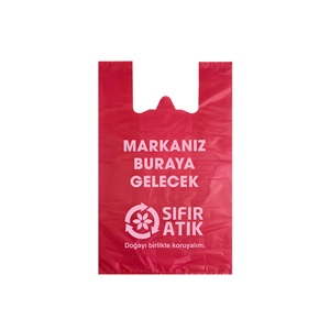 Eco-Friendly Wholesale Plastic T-Shirt Carrier <b>Bags</b> for Grocery Supermarket Shopping <b>Bag</b> - Product Image 2