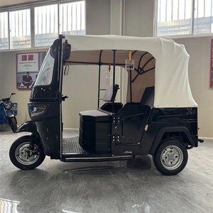 Electric Passenger <b>Tricycle</b> 48V 501-800W Open Body 3 Seats Black Steel Front Disc Brakes 80km/h 70-90km Range - Product Image 2