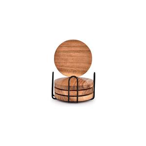 Factory Supply Round Acacia Walnut Bamboo Coasters Custom <b>Beer</b> Drink Print Wooden MDF Coaster Wood Cup coaster - Product Image 1