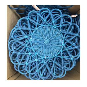 Plaque de chargeur en rotin Vintage prix usine pour Table décor à la maison plaque de chargeur en rotin Vintage pour décorations de Noël - Product Image 1