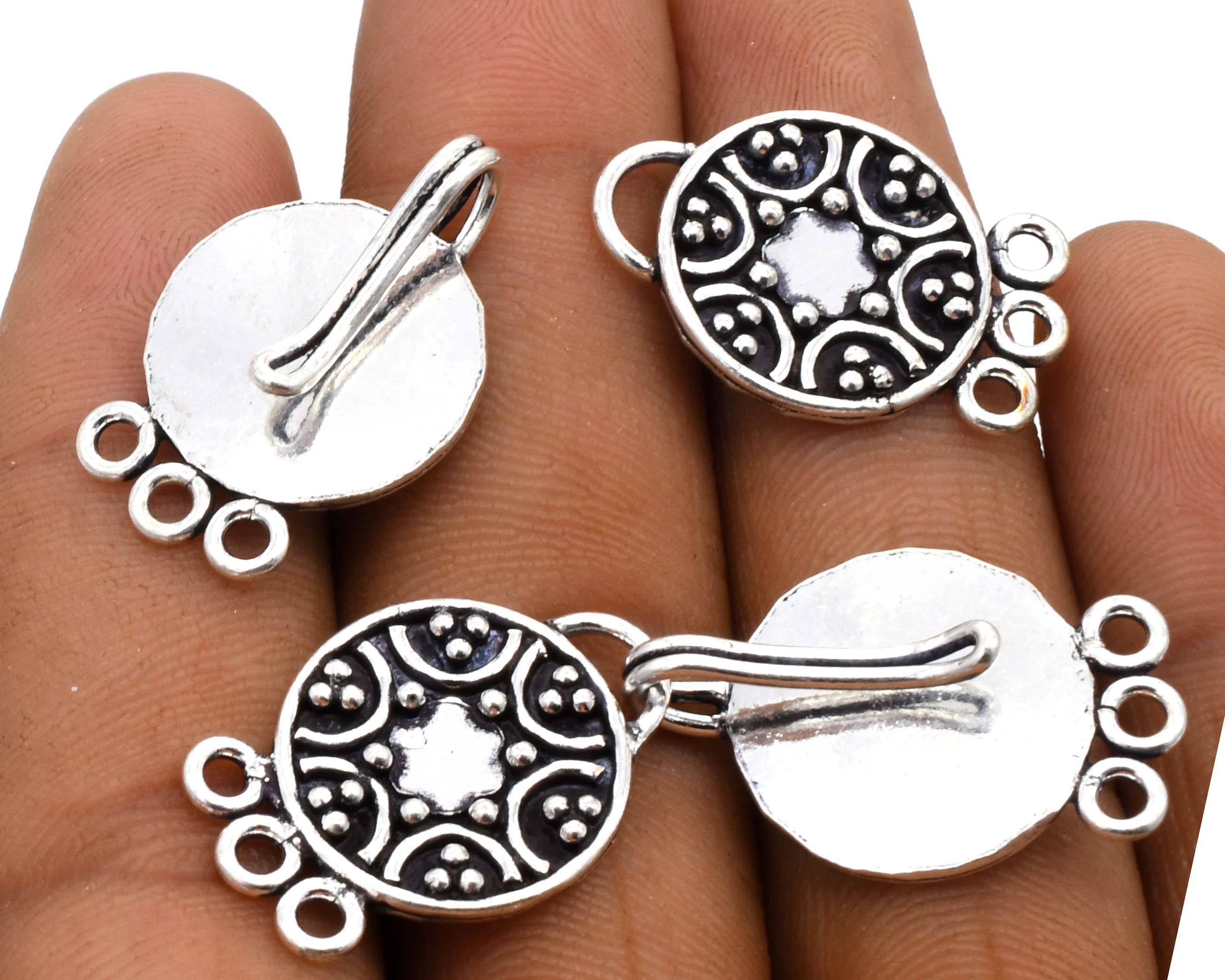 Plated-3Strand de plata oxidada