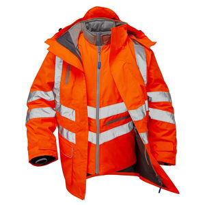 Nouvelle arrivée, veste de sécurité à col montant en Cordura pour hommes, service OEM, imperméable, respirante, extérieure, personnalisée, de haute qualité - Product Image 1