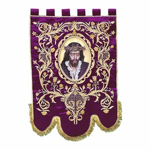 Mesa de Lujo de Doble Cara con Bordado, Emblema Bordado a Mano, Bandera con Diseño Personalizado, Bordado a Mano de Doble Cara - Product Image 2