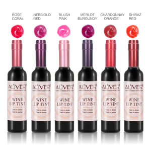 Set di 6 Lucidalabbra <span class=keywords><strong>Rosso</strong></span> Vino ALIVER Private Label, Rossetto Liquido a Lunga Durata con 6 Tonalità Vibranti - Product Image 4