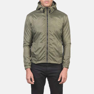 Chaqueta Cortavientos con Capucha para Hombre Jimmy Green, Técnica, para Exteriores, con Forro Acolchado y Manga Larga - Product Image 4