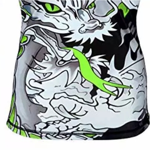 Camiseta de Compresión de Manga Larga para MMA, Spandex, BJJ, UPF50+, Transpirable, Personalizable, para Hombre - Product Image 3