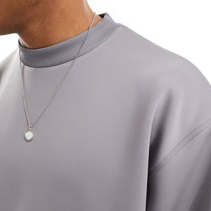 Sudadera de Franela Personalizada OEM, Corte Regular, para Invierno, al por Mayor, 100% Algodón Poliéster, Cuello Redondo, Unisex - Product Image 4