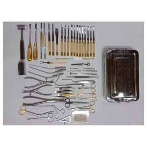 Juego de instrumentos quirúrgicos de rinoplastia de acero inoxidable alemán de alta calidad, 50 Uds., instrumentos de fuente de alimentación Manual personalizables - Product Image 1