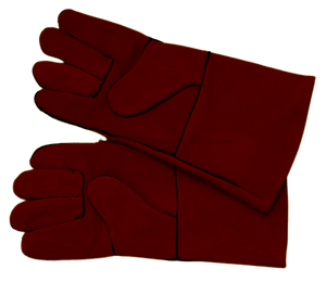 ถุงมือเชื่อมหนังวัวแบบแยกสำหรับงานหนักถุงมือทำงานเพื่อความปลอดภัยในอุตสาหกรรมหนังสำหรับการป้องกันมือ - Product Image 3