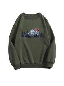 Men's Vintage Cotton Sweatshirts O-Neck Streetwear Tie <b>Dye</b> with <b>Spray</b> Paint Distressed Embroidery Hoodies for Winter - Product Image 6