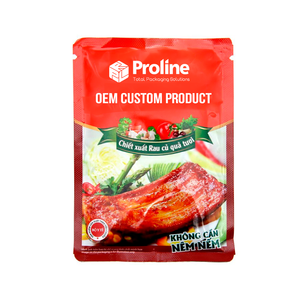 Emballage alimentaire en Mylar Sac en Mylar de haute qualité à 3 joints latéraux Pochette en aluminium personnalisée à fermeture éclair Aliments pour animaux de compagnie Prix de gros Vietnam - Product Image 1