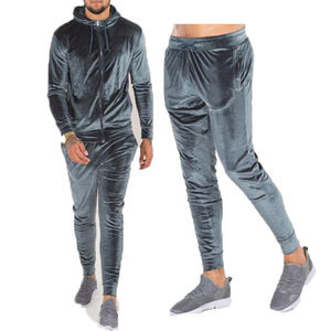Customize Velour Tracksuit Best Quality Breathable Velvet <b>Sweatsuit</b> Crop Top Hoodie and Joggers Sets <b>for</b> <b>Women</b> - Product Image 4