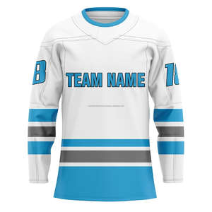 ชุดฮอกกี้โพลีเอสเตอร์ 100% ออกแบบโดยมืออาชีพ ระบายอากาศได้ดี เหมาะสำหรับทุกเพศ ผลิตโดยโรงงานโดยตรง พร้อมบริการปักและสกรีน - Product Image 2