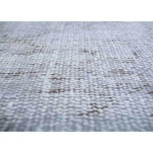 Tapis vintage gris et noir en laine, noué à la main, abstrait, pour salon, couloir, forme rectangulaire, techniques de tressage, Pae-652 - Product Image 3