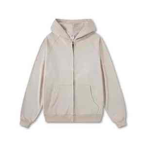 Nuevo diseño de sudaderas con cremallera para hombre, 100% CottonHoodie Fabricantes de ropa Logotipo personalizado Unisex Manga larga Sudadera con capucha para hombre - Product Image 1