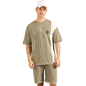Tendance 2025 personnalisé hommes haute qualité coupe ajustée ensemble court sur mesure hommes ensembles jumeaux à vendre en gros conception personnalisée - Product Image 3