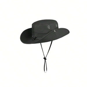 Sombrero de Pesca Ajustable con Estampado de Camuflaje para Senderismo, Pesca, Deportes Casuales y Viajes al Aire Libre, Sombrero Boonie de Safari, Camuflaje Elegante - Product Image 1