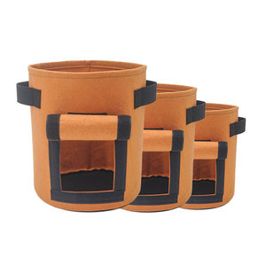 Haute Qualité Réutilisable Ferme Style Plante Fibre Durable Respirant Intérieur Culture Légumes Plantation Sacs Blanc - Product Image 1