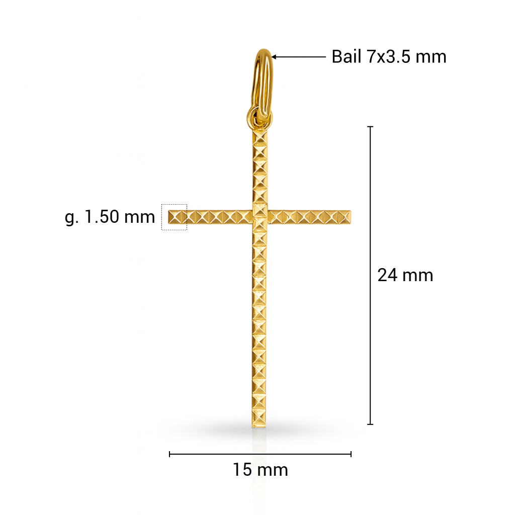 เยลโลว์โกลด์ 24x15มม